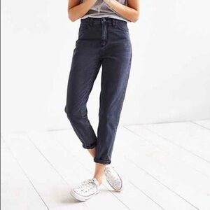 Urban Outfitters BDG Faded Black Mom High Rise Jeans size 25